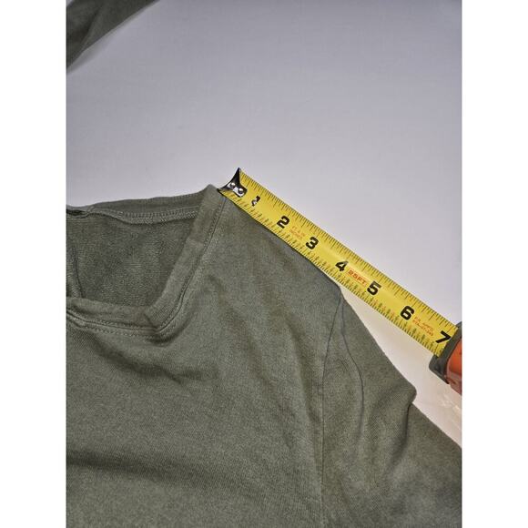 CP Shades Three Button Green Pullover Lightweight Sweater Size Large USA - Picture 9 of 12